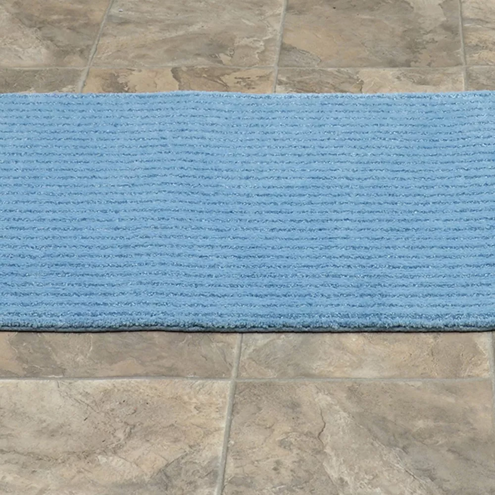 Garland Rug Reflections Plush Striped 22x60 Bath Runner - Image 4