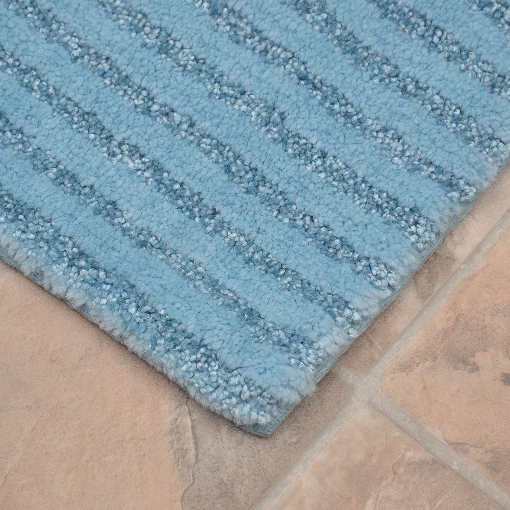 Garland Rug Reflections Plush Striped 24x40 Bath Rug - Image 3