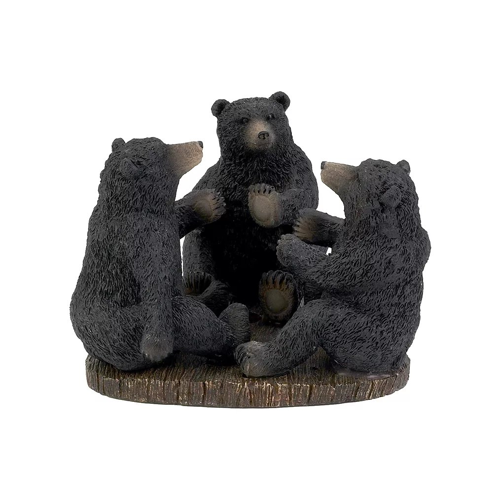 Avanti Black Bear Lodge Toothbrush Holder