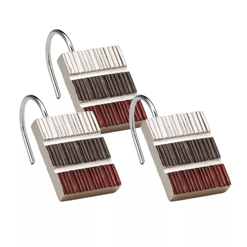 Popular Bath Modern Line 12-pk. Shower Curtain Hooks