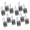 Popular Bath Sinatra 12-pk. Shower Curtain Hooks