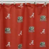 College Covers Alabama Crimson Tide Printed Shower Curtain Cover