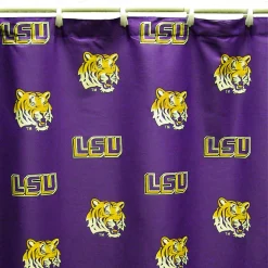College Covers LSU Tigers Printed Shower Curtain Cover