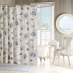 Madison Park Nantucket Fabric Shower Curtain