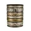 Popular Bath Safari Stripes Wastebasket