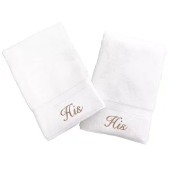Linum Home Textiles Terry 2-pk. ''His'' & ''His'' Hand Towels