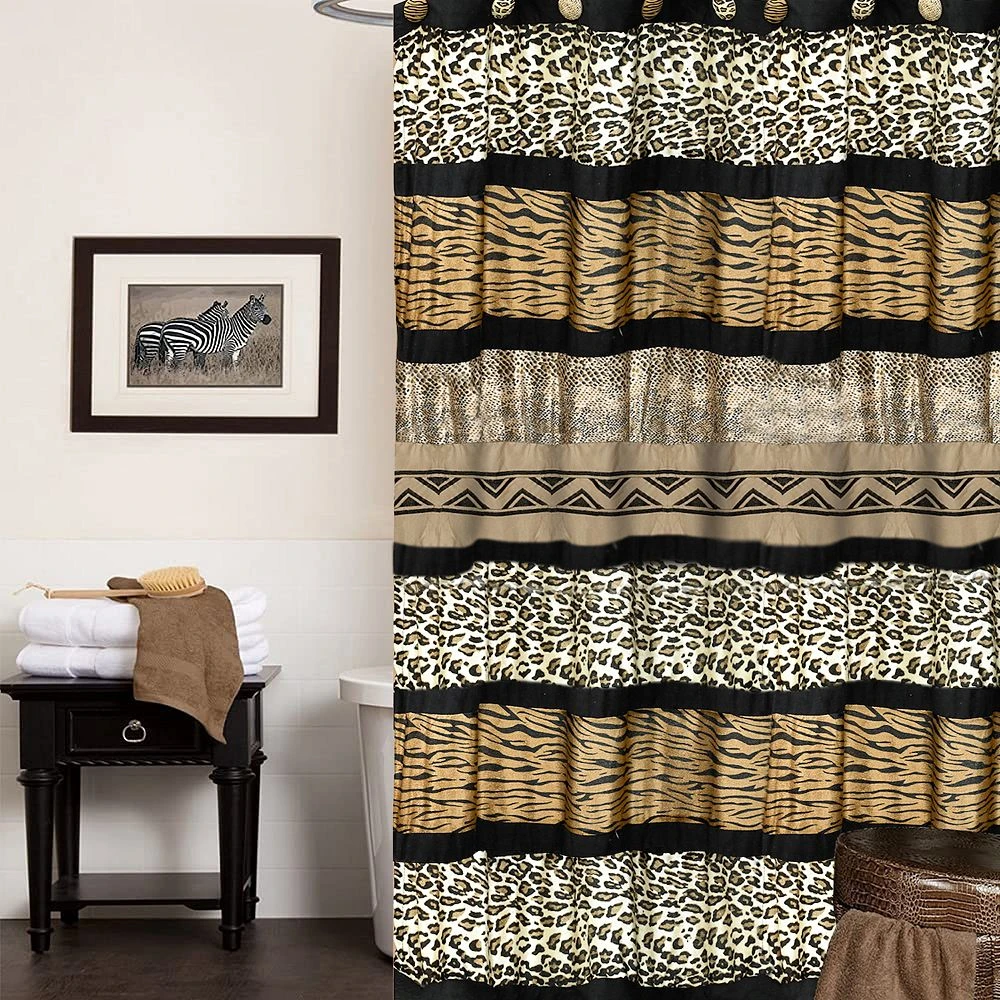 Popular Bath Gazelle Fabric Shower Curtain - Image 2