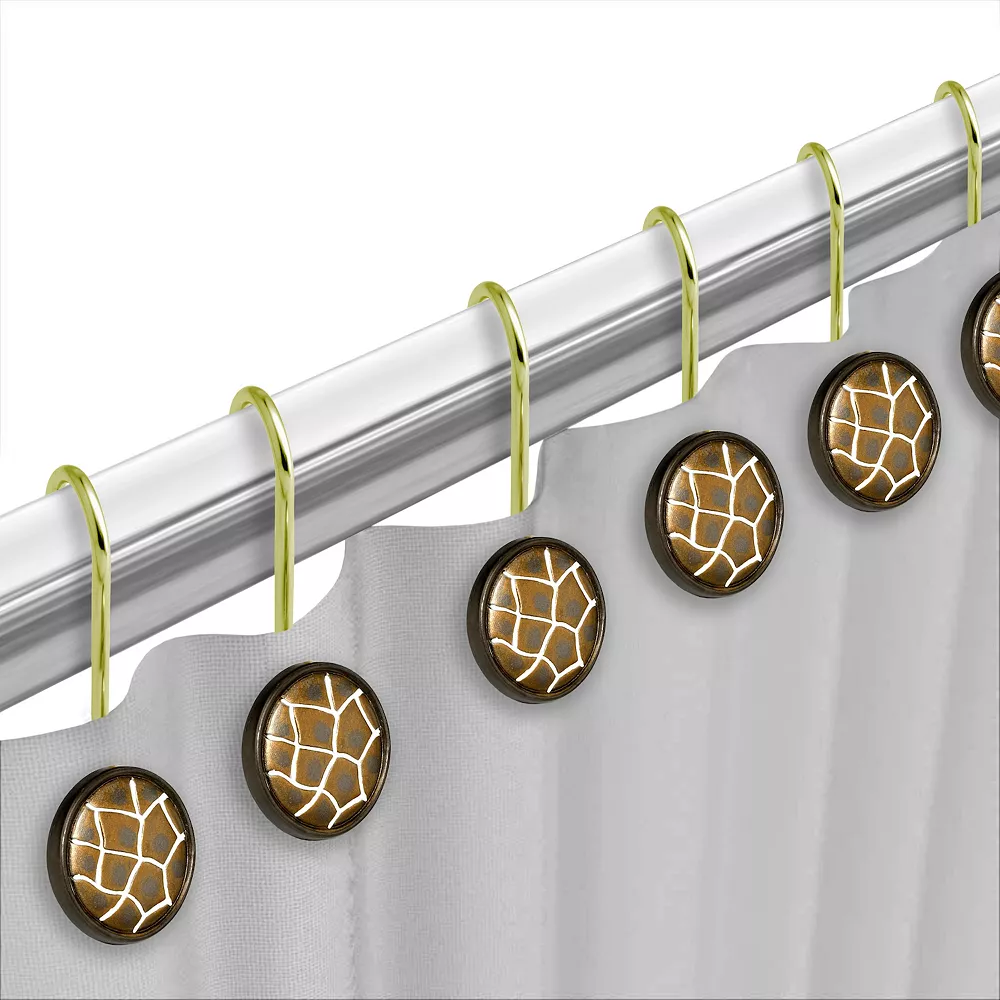 Popular Bath Gazelle 12-pk. Shower Curtain Hooks - Image 2