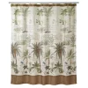 Avanti Colony Palm Fabric Shower Curtain