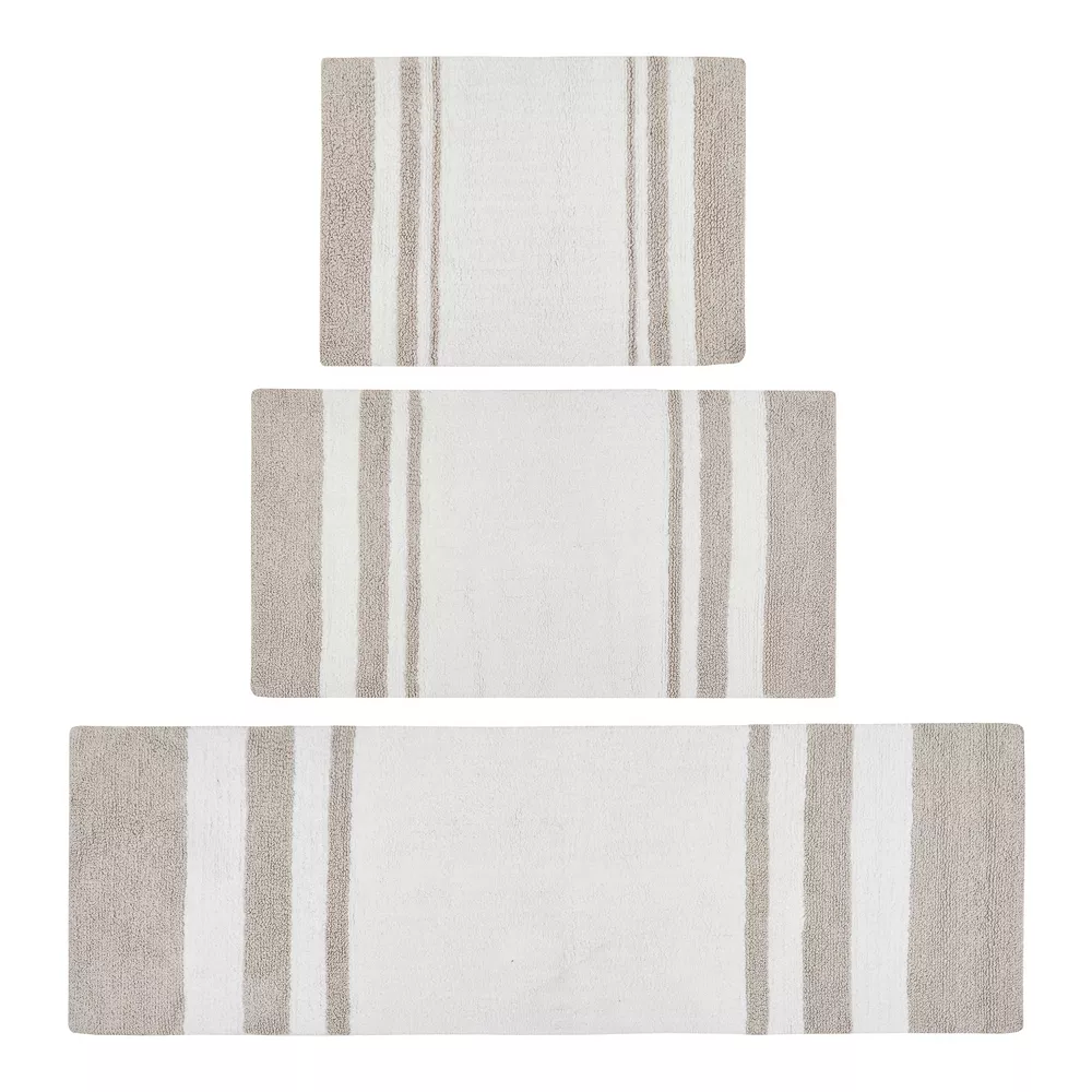 Madison Park Spa High Absorbent Cotton Reversible Bath Rug - Image 3