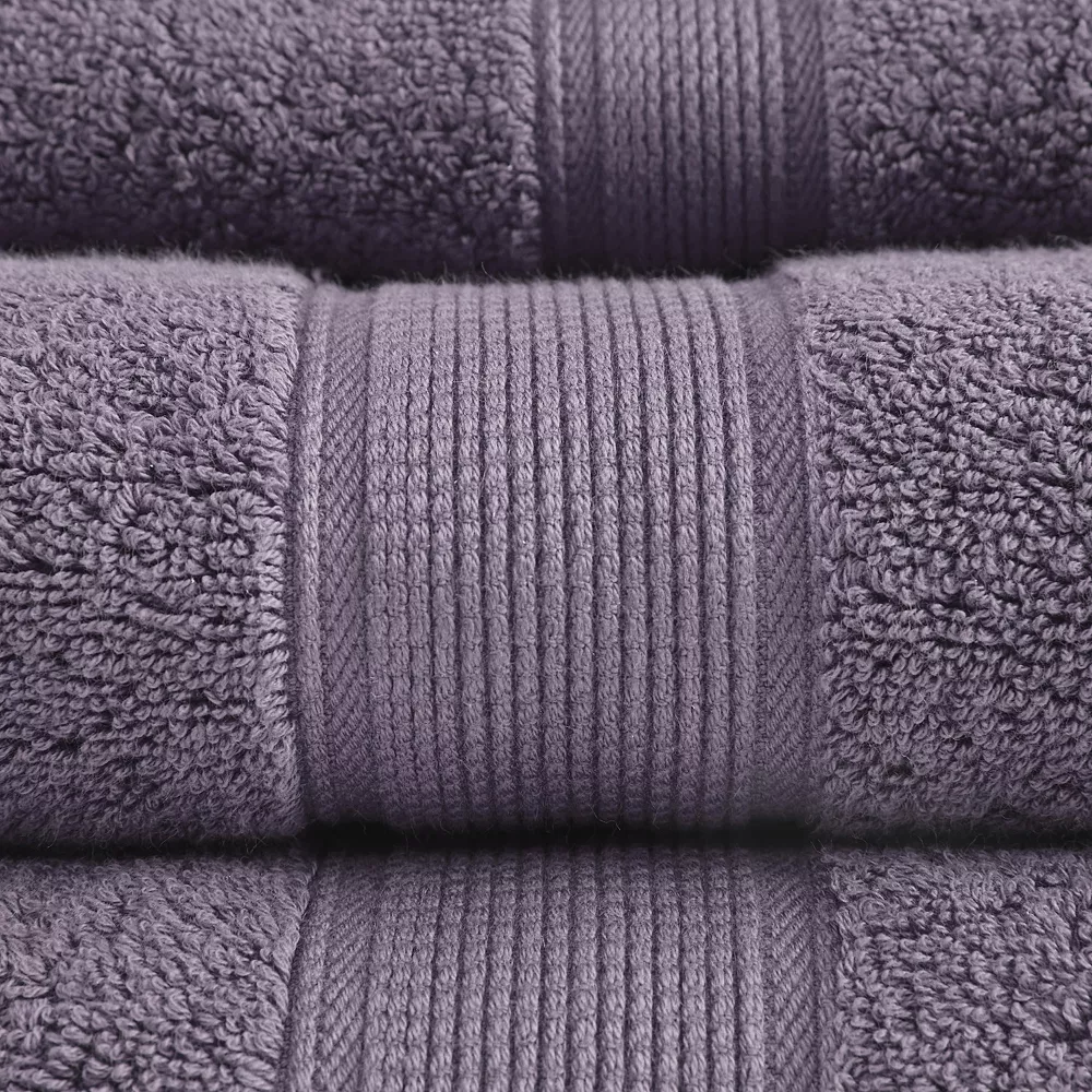 Madison Park Signature Cotton 8-piece Antimicrobial Bath Towel Set - Image 4
