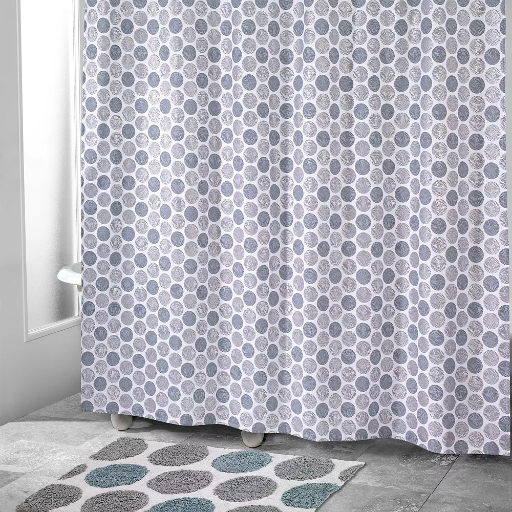 Avanti Dotted Circle Shower Curtain