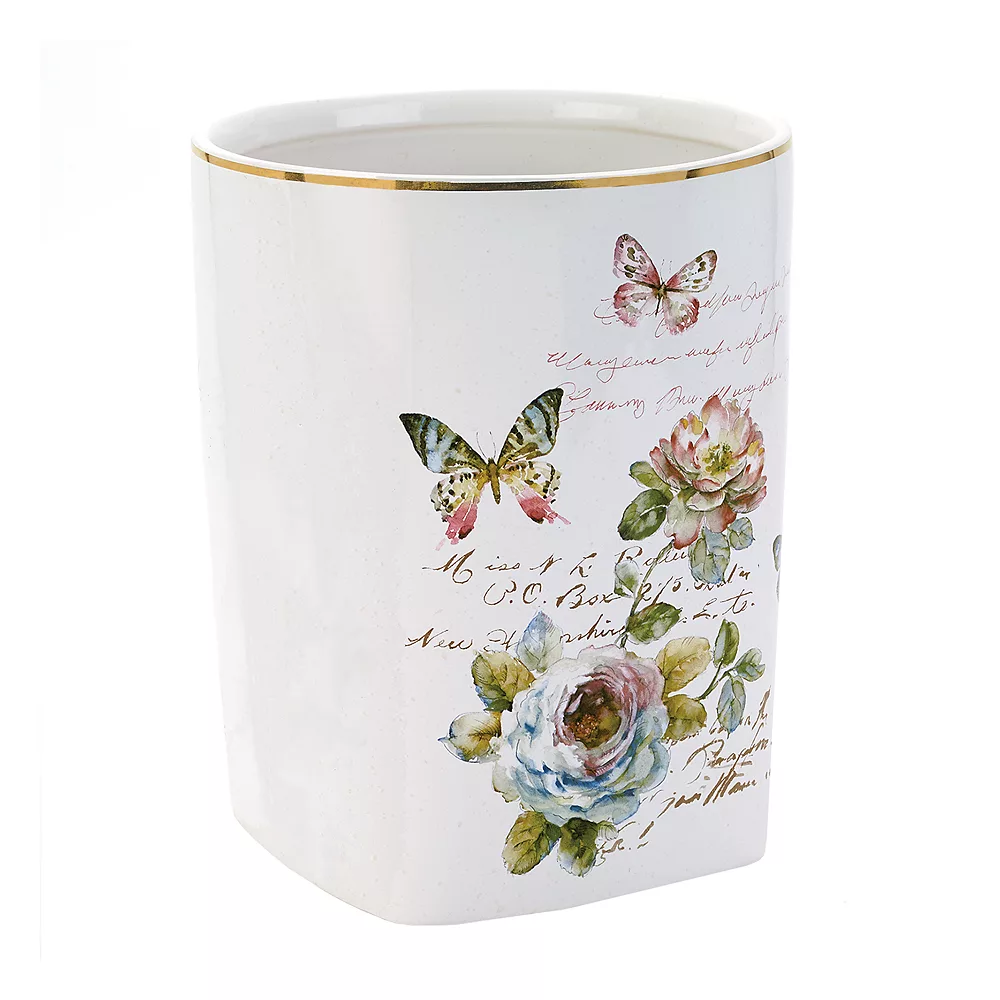 Avanti Butterfly Garden Waste Basket 1 Avanti Butterfly Garden Waste Basket