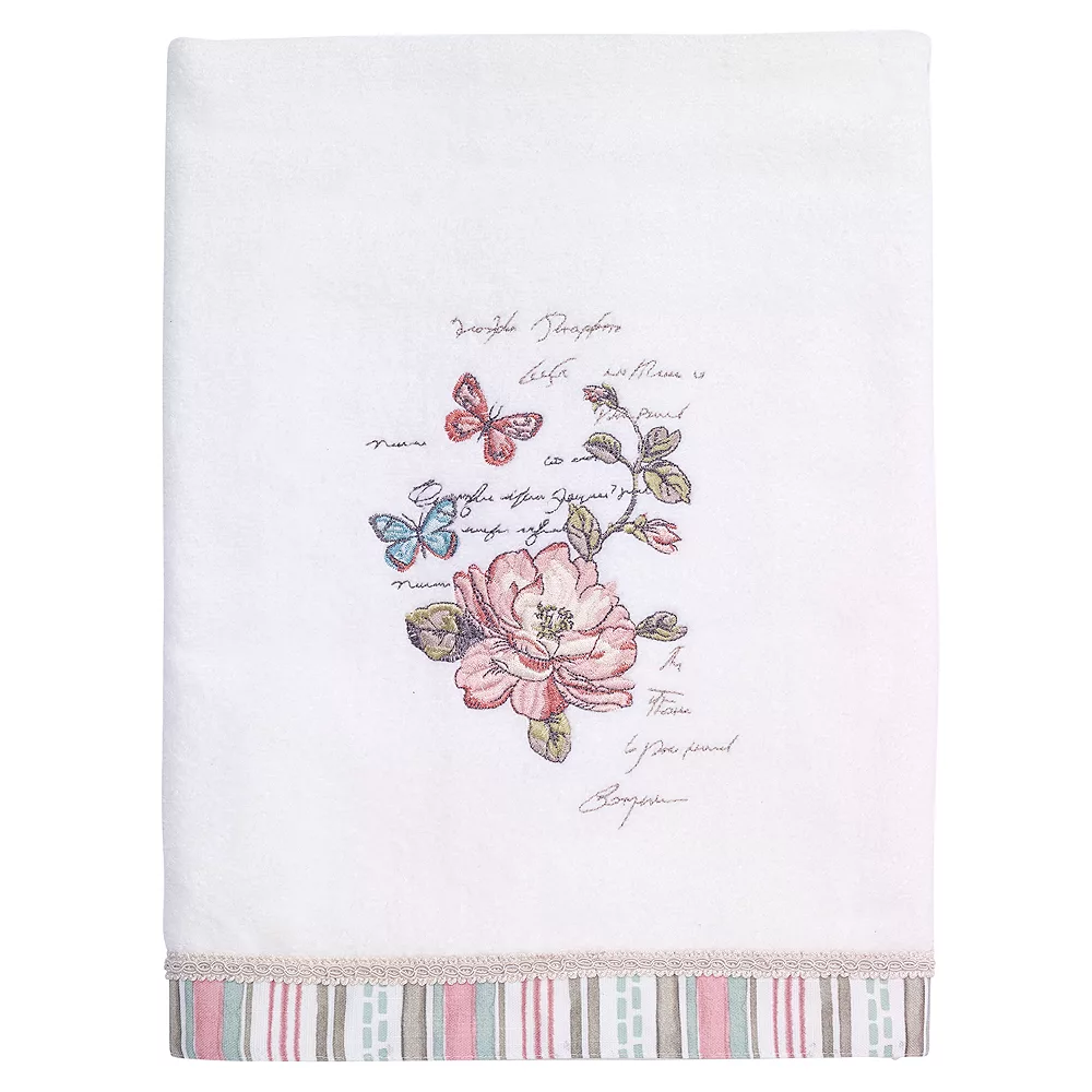 Avanti Butterfly Garden Bath Towel