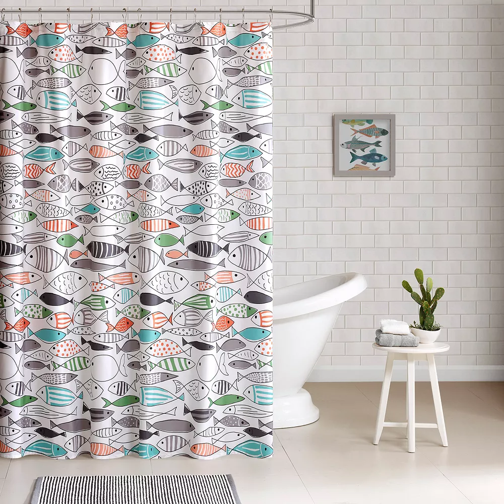 HipStyle Madfish Shower Curtain