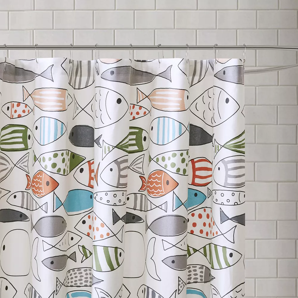 HipStyle Madfish Shower Curtain - Image 2