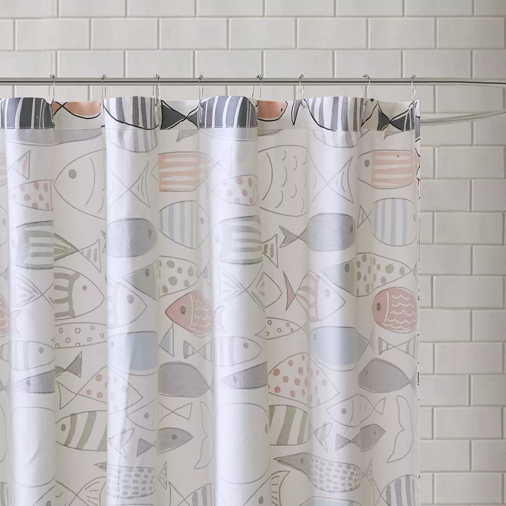 HipStyle Madfish Shower Curtain - Image 3