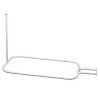 Zenna Home Never Rust Hoop Shower Curtain Rod