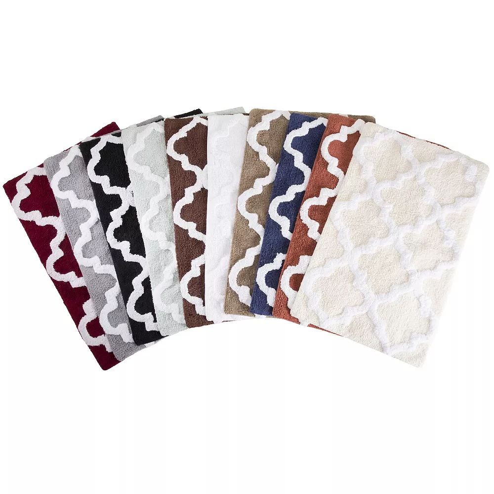 Portsmouth Home 2-piece Trellis Bath Mat Set - Image 2