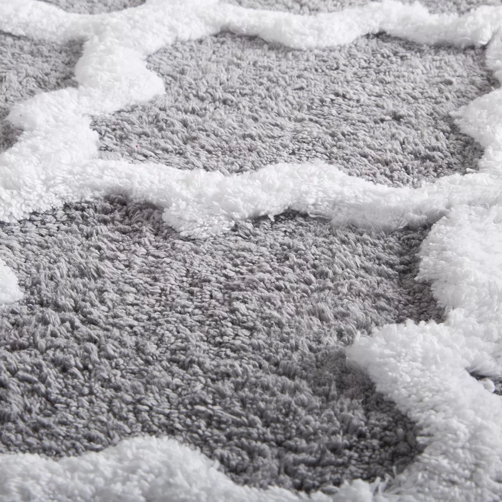 Portsmouth Home 2-piece Trellis Bath Mat Set - Image 6