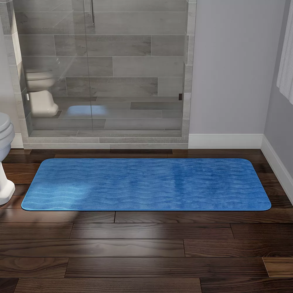 Portsmouth Home Memory Foam Long Bath Rug Mat - Image 2