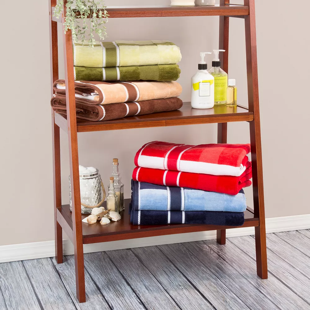 Portsmouth Home Oakville Velour 6-piece Bath Towel Set - Image 3