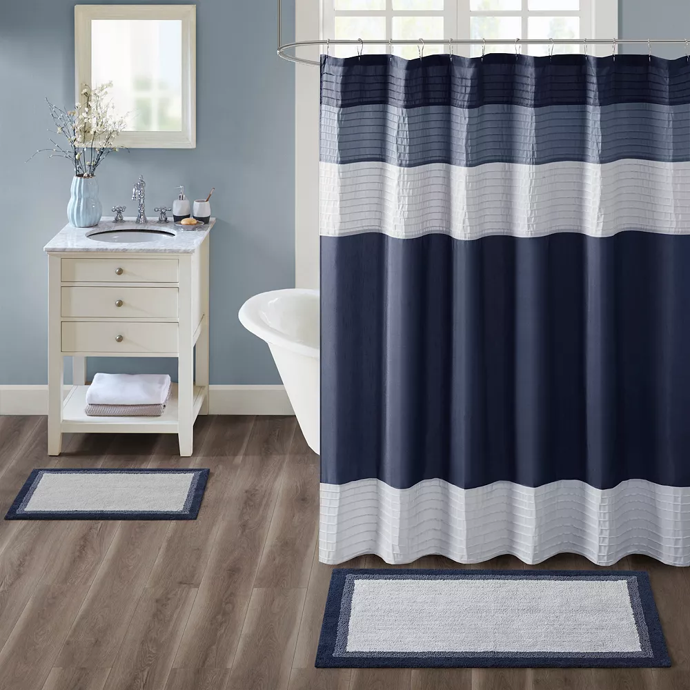 Madison Park Eastridge Striped Bath Rug - Image 5