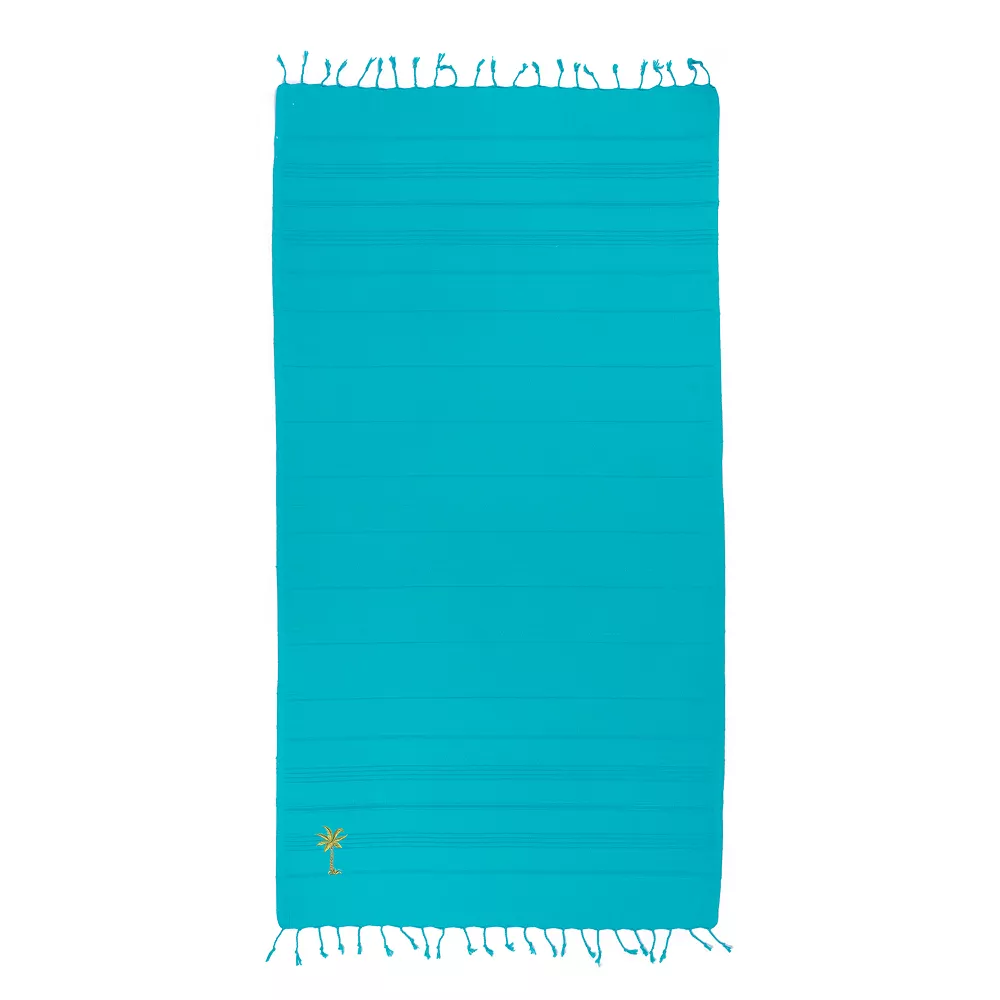 Jumping Beans Linum Home Textiles Summer Fun Breezy Palm Tree Pestemal Beach Towel - Image 3