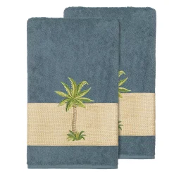 Linum Home Textiles Colton Embellished Bath Towel Set