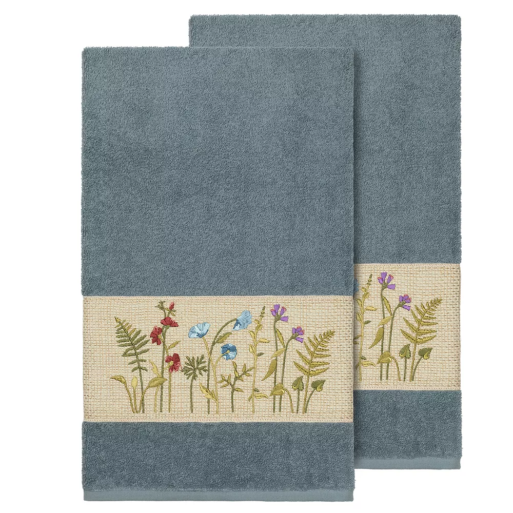 Linum Home Textiles Serenity Embellished Bath Towel Set