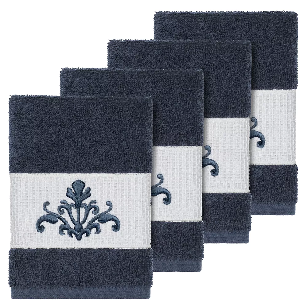 Linum Home Textiles Scarlet Embellished Washcloth Set - Image 3