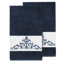 Linum Home Textiles Scarlet Embellished Bath Towel Set