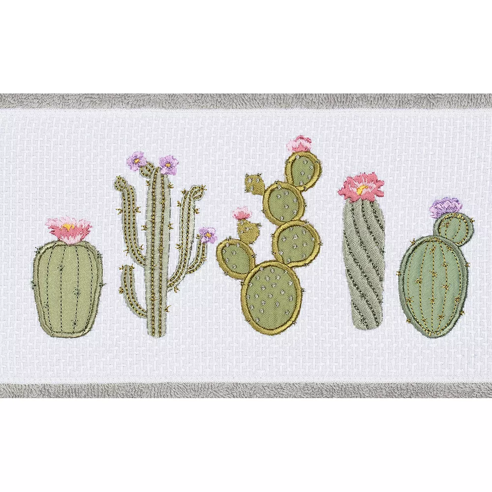 Linum Home Textiles Turkish Cotton Mila Embellished Bath Towel Set - Image 3