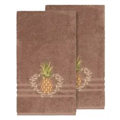 Linum Home Textiles Turkish Cotton Welcome Embellished Bath Towel Set