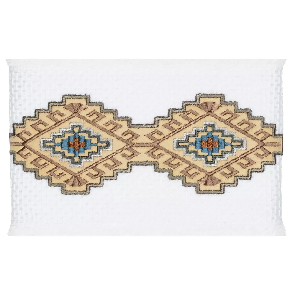 Linum Home Textiles 3-piece Turkish Cotton Gianna Embellished Towel Set - Image 2