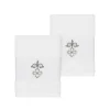 Linum Home Textiles Turkish Cotton Quinn Embellished Washcloth Set