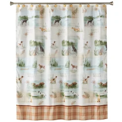 Saturday Knight, Ltd. Adirondack Dogs Shower Curtain