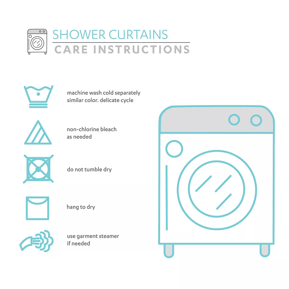 Lush Décor Lush Decor Farmhouse Stripe Shower Curtain - Image 5