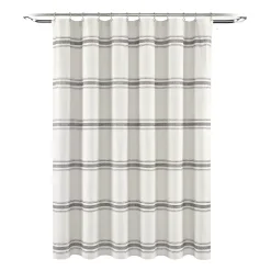 Lush Décor Lush Decor Farmhouse Stripe Shower Curtain