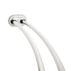 Zenna Home Never Rust Aluminum Adjustable Tension Curved Shower Rod