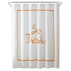 Freshee Fresh Text Water Repellent & Odor Resistant Shower Curtain & Liner