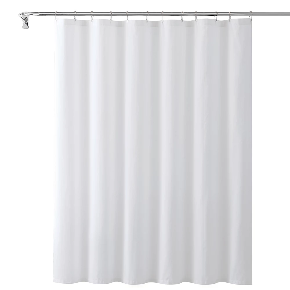 Freshee Solid Design Water Repellent & Odor Resistant Shower Curtain & Liner