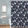 Lush Décor Lush Decor Unicorn Heart Shower Curtain