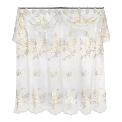 Popular Bath Bloomfield Sheer Shower Curtain & Valance