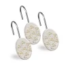 Popular Bath Bloomfield 12-pack Floral Shower Curtain Hooks