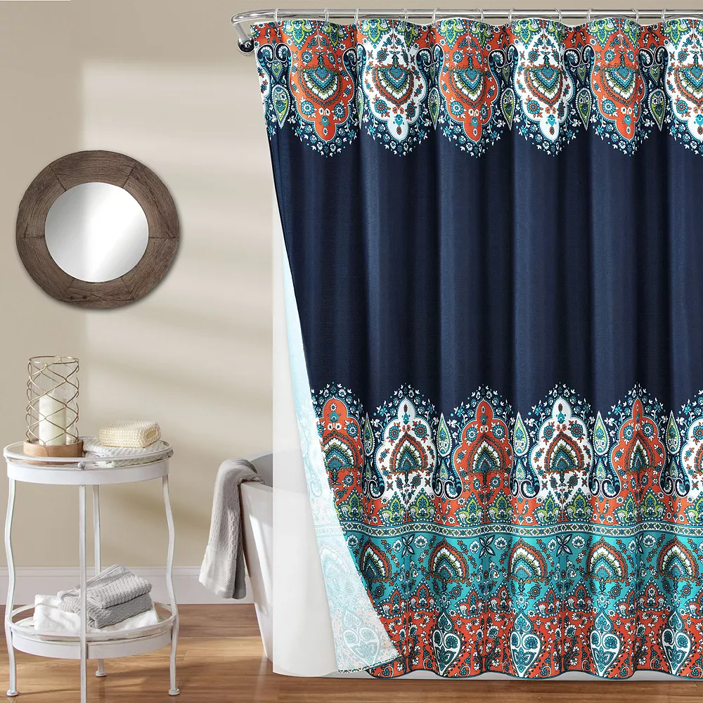 Lush Décor Lush Decor 14-piece Bohemian Meadow Shower Curtain Set