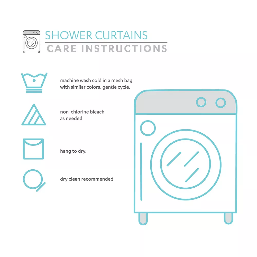 Lush Décor Lush Decor Ruffle Flower Shower Curtain - Image 3