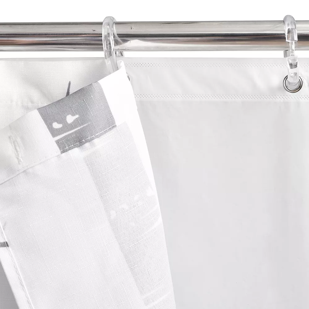 Lush Décor Lush Decor 16-piece Bird On The Tree Double Swag Shower Curtain Set - Image 5