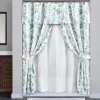 Lush Décor Lush Decor 16-piece Weeping Flora Double Swag Shower Curtain Ser