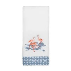 Sonoma Goods For Life® Coastal Flamingo Flock Hand Towel